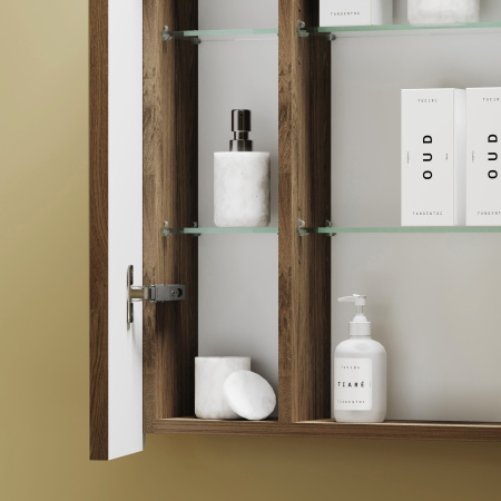 Зеркало-шкаф Sancos Mirror MI70ECH 69х15х74 настенный цвет дуб чарльстон